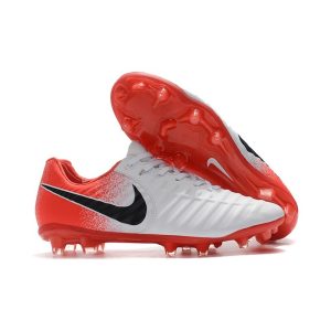 Nike Tiempo Legend Elite FG Bílý Červené